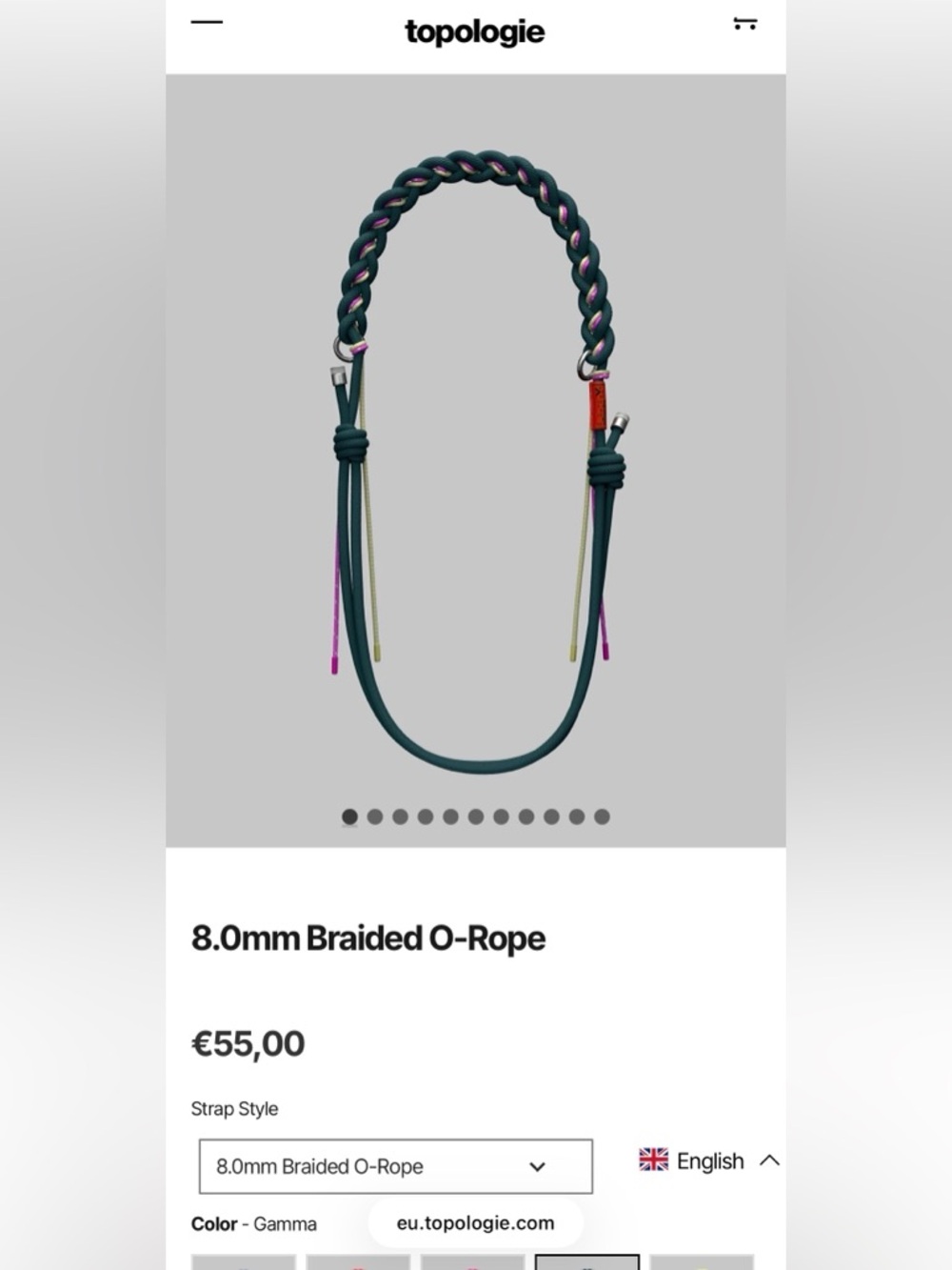 8.0mm Braided O-Rope